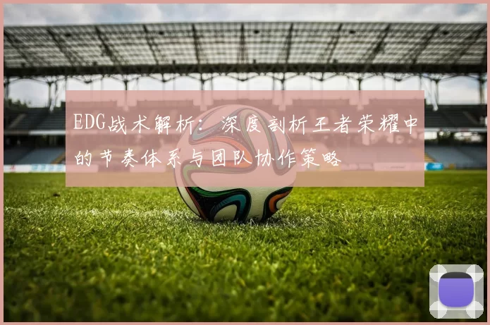 EDG战术解析：深度剖析王者荣耀中的节奏体系与团队协作策略